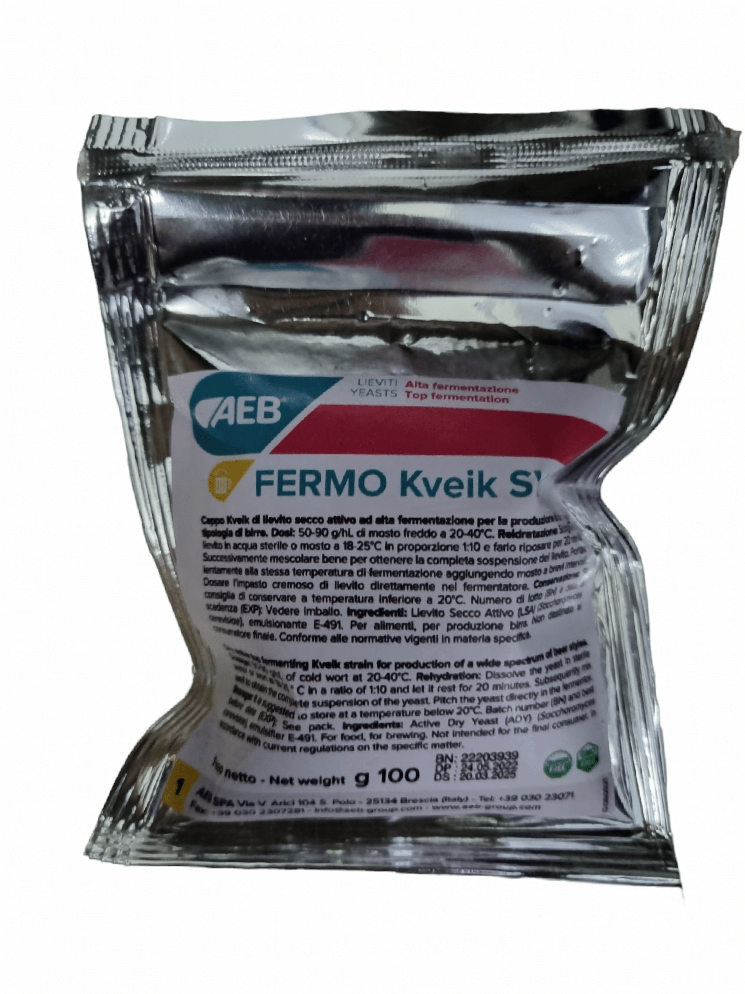 Levadura Fermo Kveik 100 grs